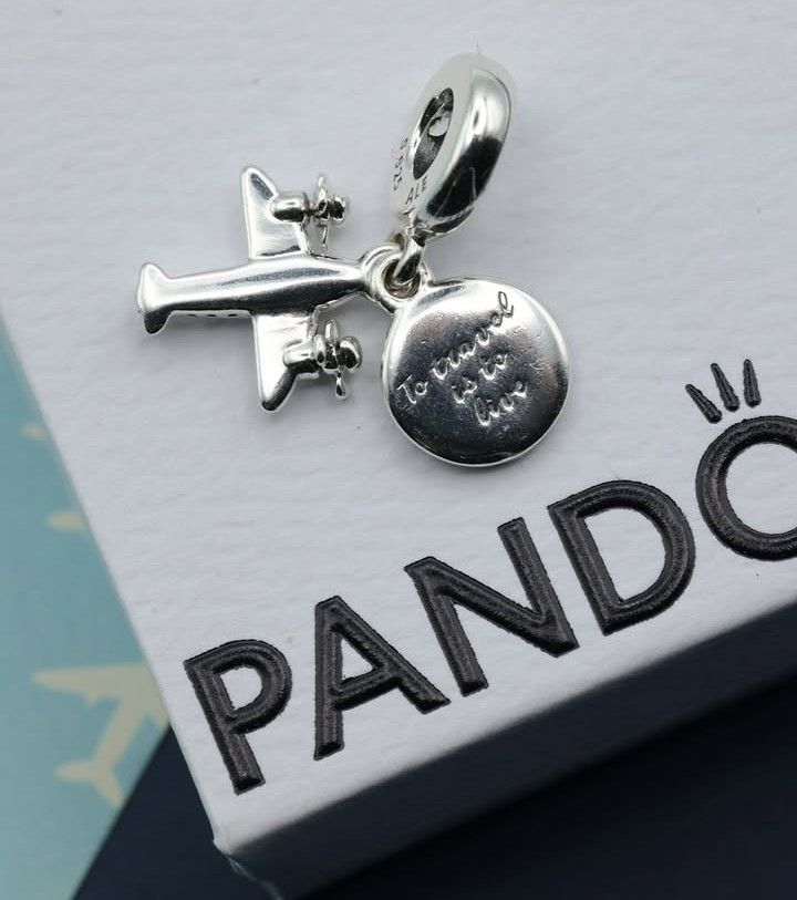 PANDORA AIRPLANE DANGLE CHARM (Category: Charms) located in Pasig City. Submitted by titalana2011991 (Listing ID 1468784151, Image 2). Description: .