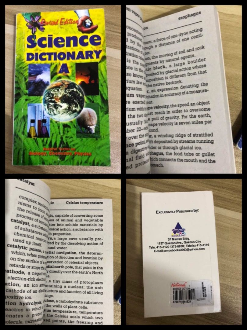 [PB] Science Dictionary (Revised Edition) (Category: Children's Books) located in San Juan City. Submitted by ttanmien (Listing ID 1468924941, Image 1). Description: ⚜️✨⚜️✨⚜️✨⚜️✨⚜️✨⚜️ 💁🏻‍♀️SELLING PRICE: ₱20 Original Price: ₱80 💁🏻‍♀️Book Genre: NonFiction, Children's Nonfiction, Educational, Academic, Science Non-Fiction, Reference 💁🏻‍♀️Book insight: comprehensive reference book. The dictionary provides clear, concise, and direct definition