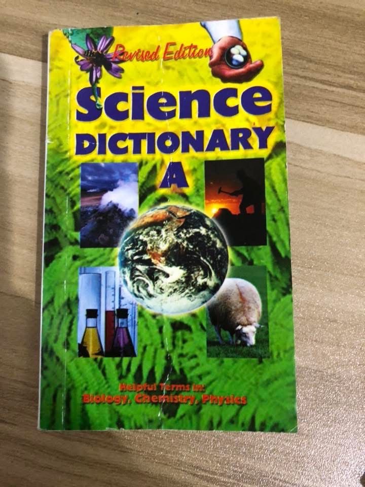 [PB] Science Dictionary (Revised Edition) (Category: Children's Books) located in San Juan City. Submitted by ttanmien (Listing ID 1468924941, Image 2). Description: ⚜️✨⚜️✨⚜️✨⚜️✨⚜️✨⚜️ 💁🏻‍♀️SELLING PRICE: ₱20 Original Price: ₱80 💁🏻‍♀️Book Genre: NonFiction, Children's Nonfiction, Educational, Academic, Science Non-Fiction, Reference 💁🏻‍♀️Book insight: comprehensive reference book. The dictionary provides clear, concise, and direct definition