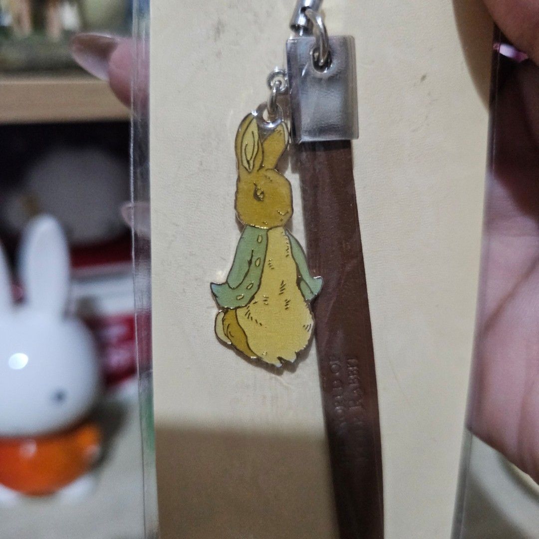 Peter Rabbit Mobile Strap Charm (Category: Charms) located in Manila. Submitted by lovelylovesjapan (Listing ID 1468767653, Image 2). Description: 🌸The item is on-hand and authentic from Japan 🌸Mode of Payment (MOP): GCASH/Bank Transfer 🌸Mode of Delivery (MOD): J&T or Lalamove (Shipping every Saturdays and Sundays) Notes: 🩷Breakable items are packed with care and caution. Seller will not be held liable for any damages incurred by the courier 