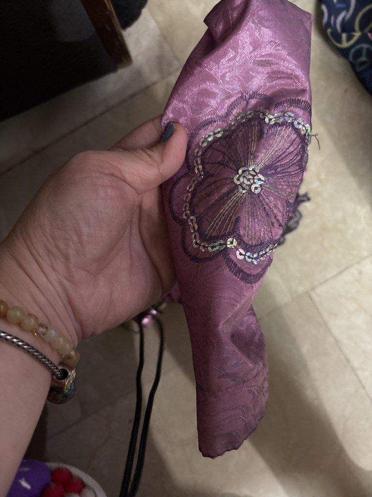 Pink floral umbrella sequinned (Category: Everything Else Others) located in Manila. Submitted by vintageaccessories (Listing ID 1468810134, Image 2). Description: .