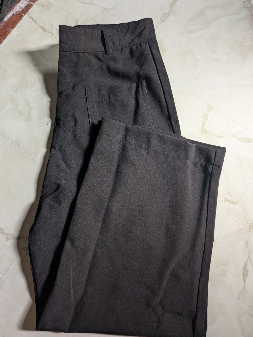 Plains & Prints Black Clustin Pants (Category: Jeans) located in Rizal. Submitted by yellowsandtea (Listing ID 1468762530, Image 3). Description: - Brand: Plains & Prints - Item: Black wide-leg pants - Size: PH S / UK 8 / US 4 - Condition: Brand new with tags attached, never worn - Details: High-waisted, front patch pockets, belt loops - Style: Versatile basic for work or casual days No issues. .