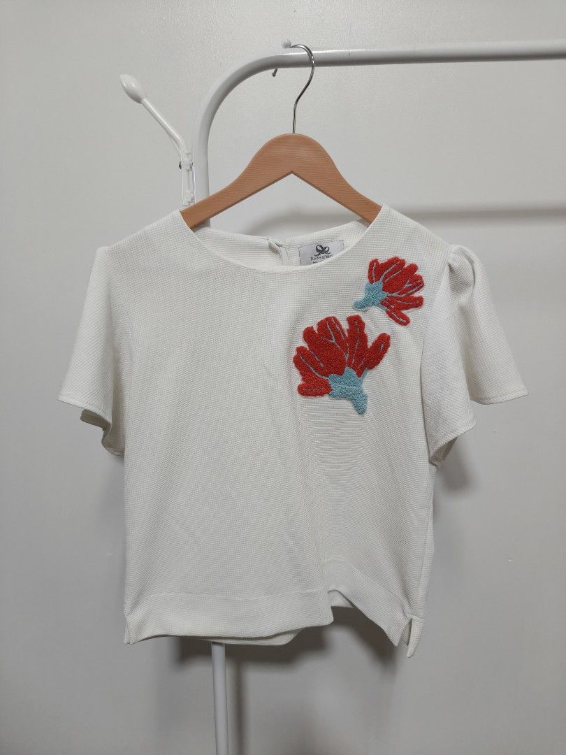 Plains and prints top (Category: Blouses) located in Quezon City. Submitted by glitz4chix (Listing ID 1468725735, Image 1). Description: .