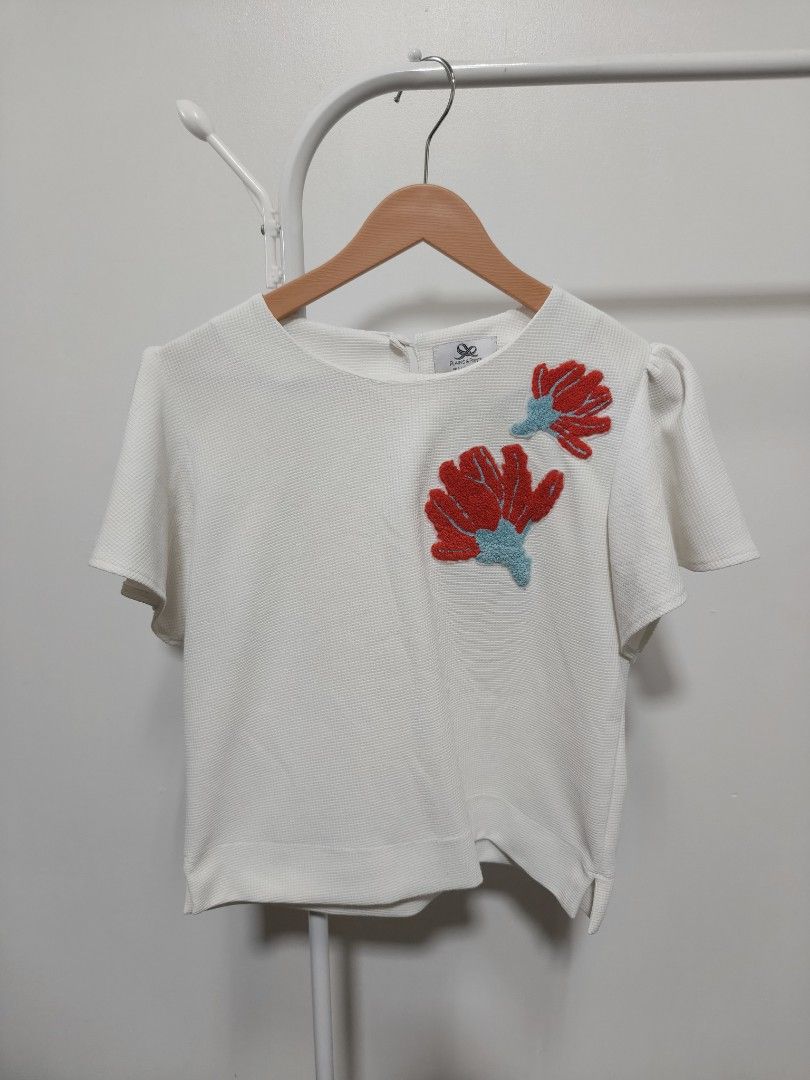 Plains and prints top (Category: Blouses) located in Quezon City. Submitted by glitz4chix (Listing ID 1468725735, Image 2). Description: .