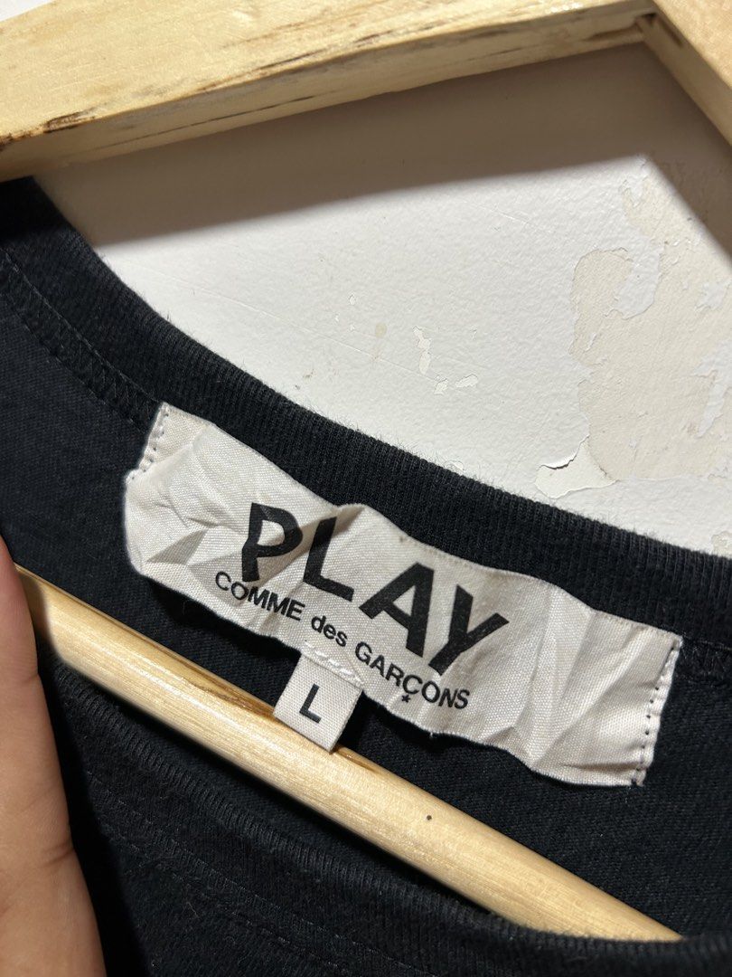 PLAY CDG (Category: Tshirts & Polo Shirts ) located in Tagoloan. Submitted by cosmictree_f69c1a (Listing ID 1468758777, Image 2). Description: PLAY CDG SİZE - LARGE DIMES - 22x28 COLOR RATE - 9.5/10 MINDANAO LOCATION 📍 .