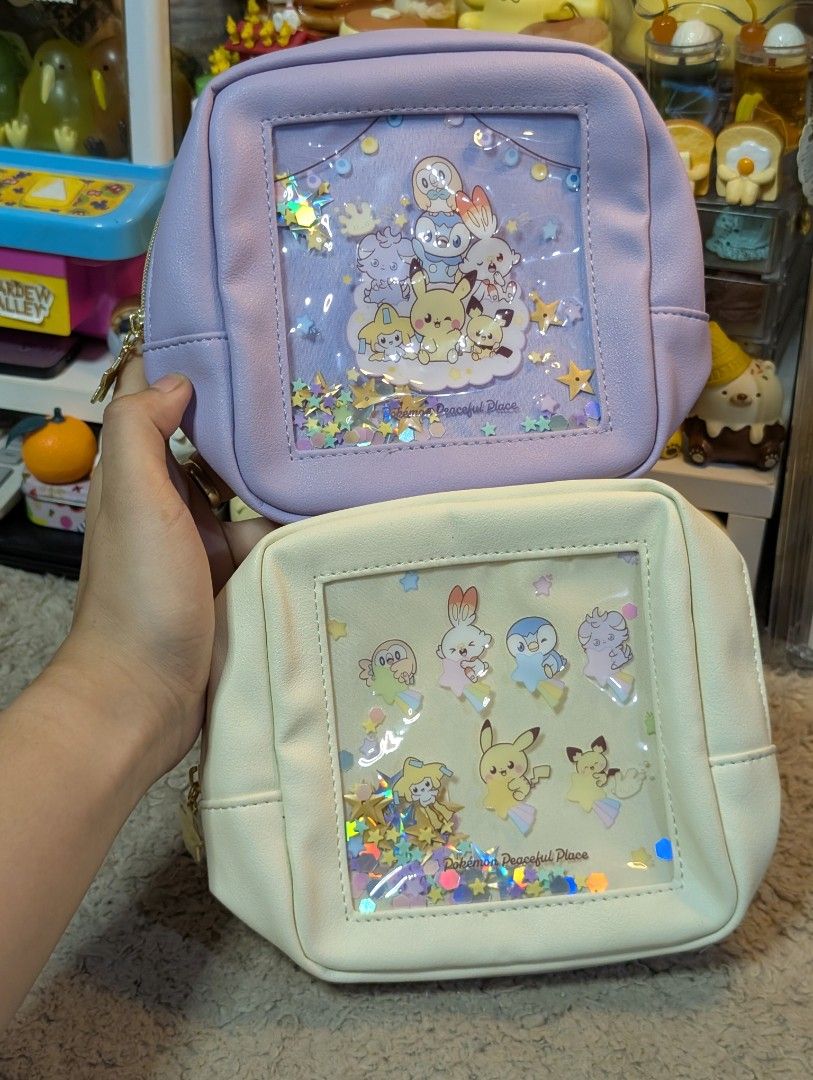 Pokemon Soft Leather Pouch (Category: Purses & Pouches) located in San Pedro. Submitted by eurisilvers (Listing ID 1468722845, Image 1). Description: ₱180 each, if taking both ₱300 ⭐ — shipping is via J&T Express — mop: gcash, maya, bank transfer — location: san pedro city, laguna.