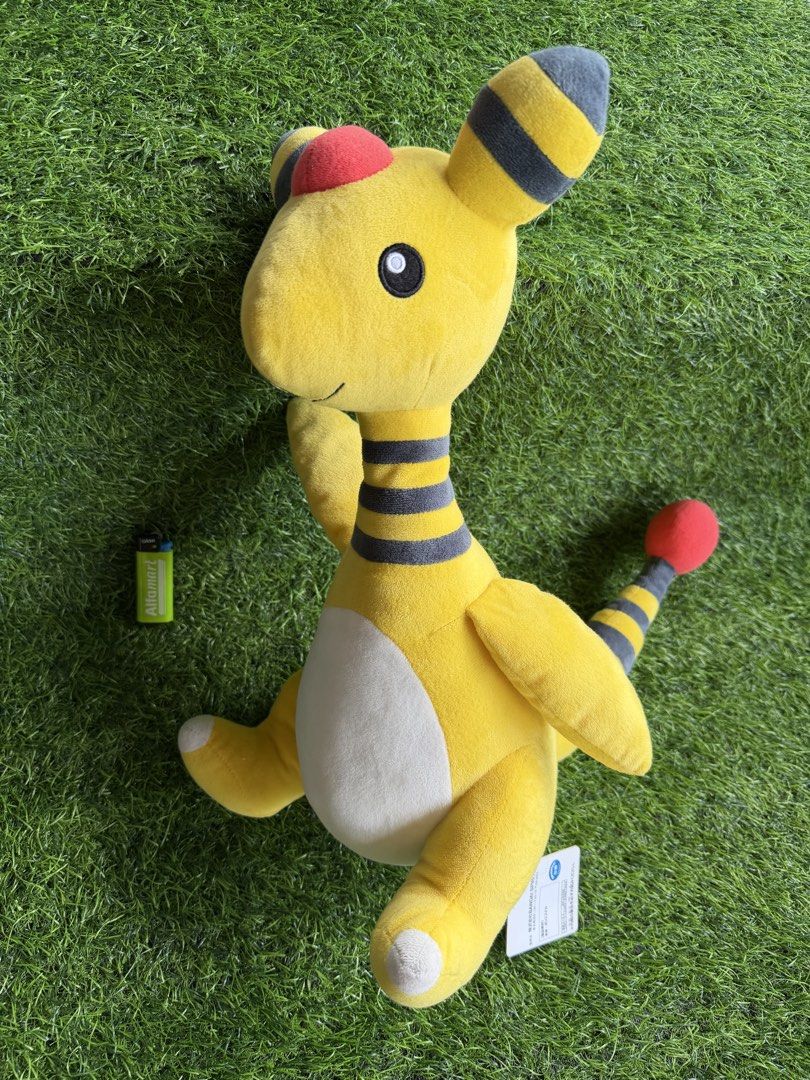 Pokémon Ampharos Mofugatto Plushie (Category: Plushies & Soft Toys) located in Makati City. Submitted by thethrilltofind (Listing ID 1468857067, Image 1). Description: Pokémon Ampharos Mofugatto Plushie Banpresto ₱500 only.