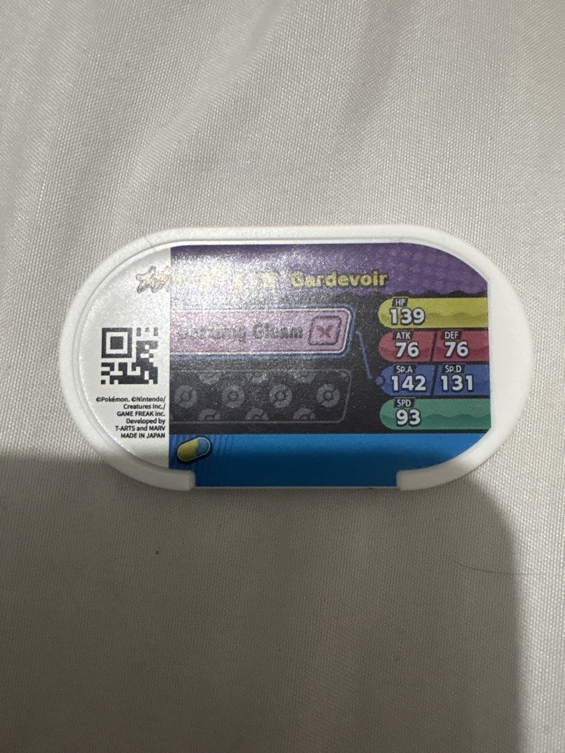 Pokémon Meza Tag Gardevoir 5-Star (Category: Character Goods) located in Makati City. Submitted by henry.g1 (Listing ID 1468880223, Image 2). Description: - Item: Pokémon Meza Tag Gardevoir 5-Star (PE 132) w/ Alolan Ninetails - Features stunning holographic design with Gardevoir and partner - Brand: Pokémon - Meetup available at Glorietta Mall, Makati.