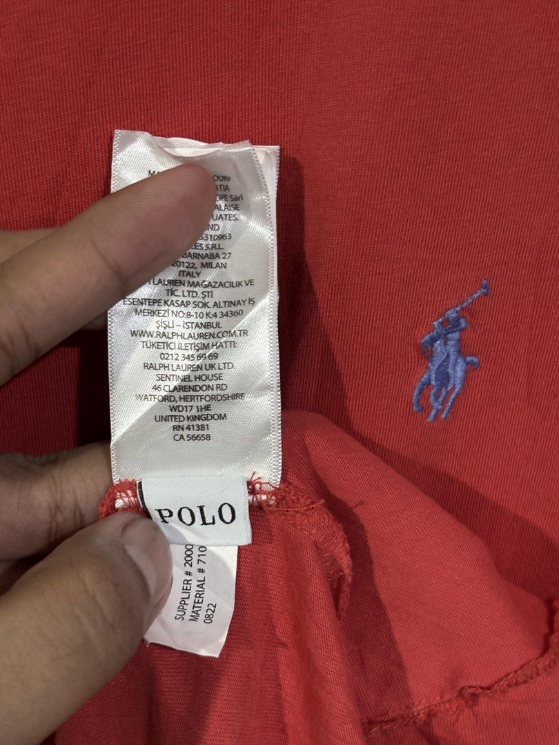 POLO (Category: Tshirts & Polo Shirts ) located in Cebu City. Submitted by giant_gems.ph (Listing ID 1468885409, Image 3). Description: AUTHENTIC WIDTH 24 LENGTH 29 NO ISSUE NEED WASH FOR SAFETY.
