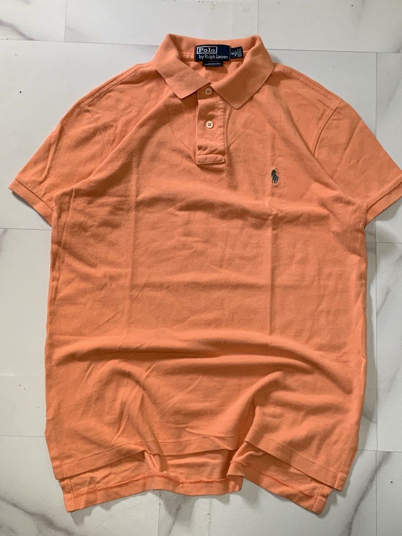 Polo Ralph Lauren (Category: Tshirts & Polo Shirts ) located in Angeles City. Submitted by badillajel81176 (Listing ID 1468775553, Image 1). Description: WTS –Polo by Ralph Lauren/Classic Orange Color way🏇 📏 Size: Tag size “Small in tag/Fit To Medium 📏 Measurements: Width : 19.3 Length: 28 💢Issue- no issue ✨ Condition: 10/10 🟦 Color Rate:10/8 📍 Pampanga Angeles City 📦 Shipping available nationwide.