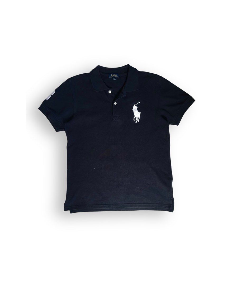 POLO RALPH LAUREN (Category: Tshirts & Polo Shirts ) located in Davao. Submitted by kelsocool (Listing ID 1468800432, Image 1). Description: Polo Ralph Lauren Colorblock Script Polo Shirt Size: S Dimes (inch): 21 (F) / 22.5 (B) - length 17.5 - width 8 - sleeve color rate: 9/10 good condition issue - none Description: Eye-catching Polo Ralph Lauren colorblock polo in yellow, navy, and green, featuring embroidered Big Pony and vintage script front 