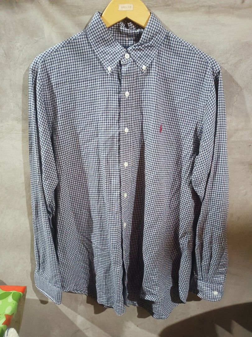 Polo Ralph Lauren (Category: Announcements) located in Davao. Submitted by sgthrift27 (Listing ID 1468872352, Image 1). Description: polo button down long sleeve as new condition no issue dimes 22/30.