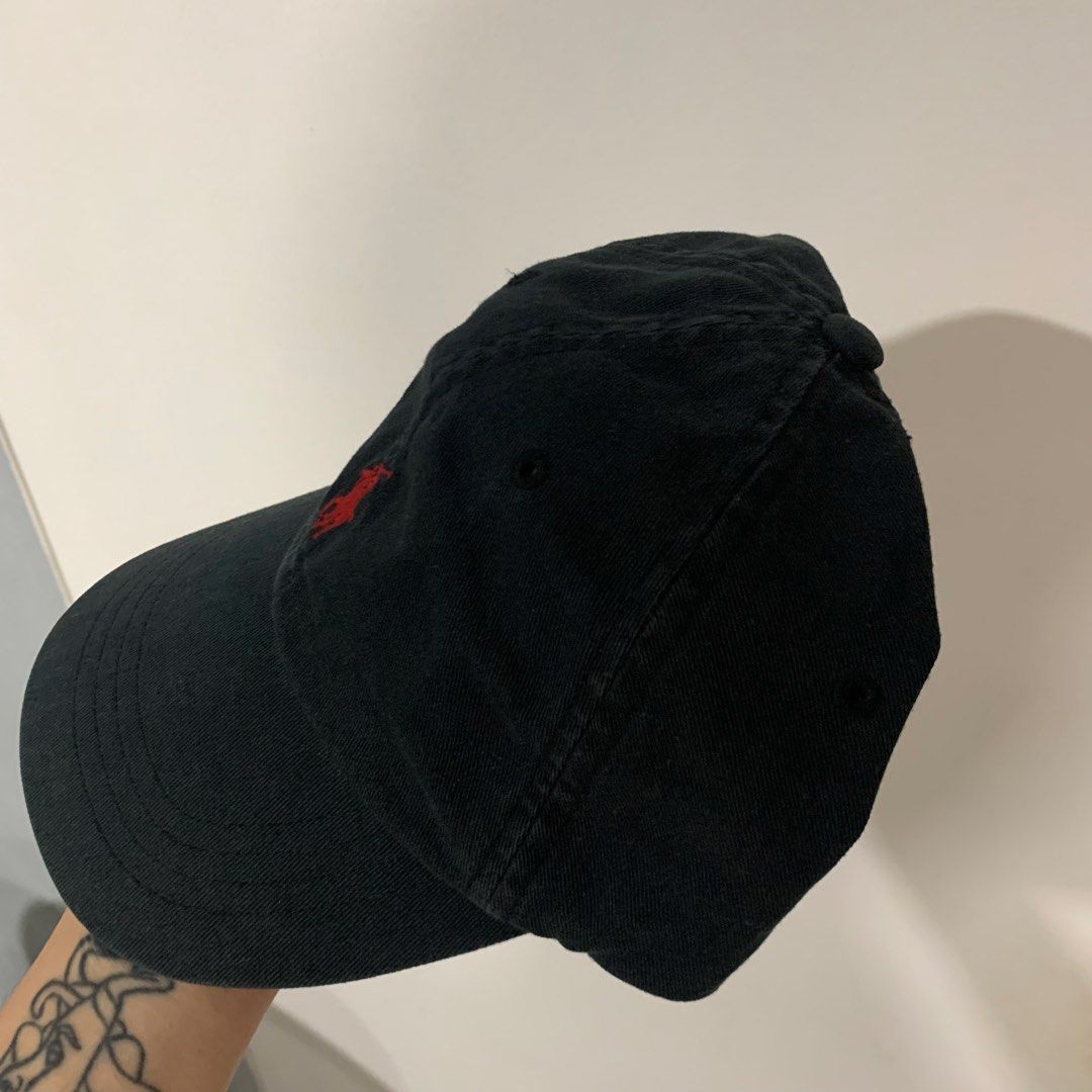 Polo Ralph Lauren Baseball Cap (Category: Caps & Hats) located in Las Pinas. Submitted by caminoallen (Listing ID 1468718112, Image 2). Description: Color: Classic black with red embroidery .