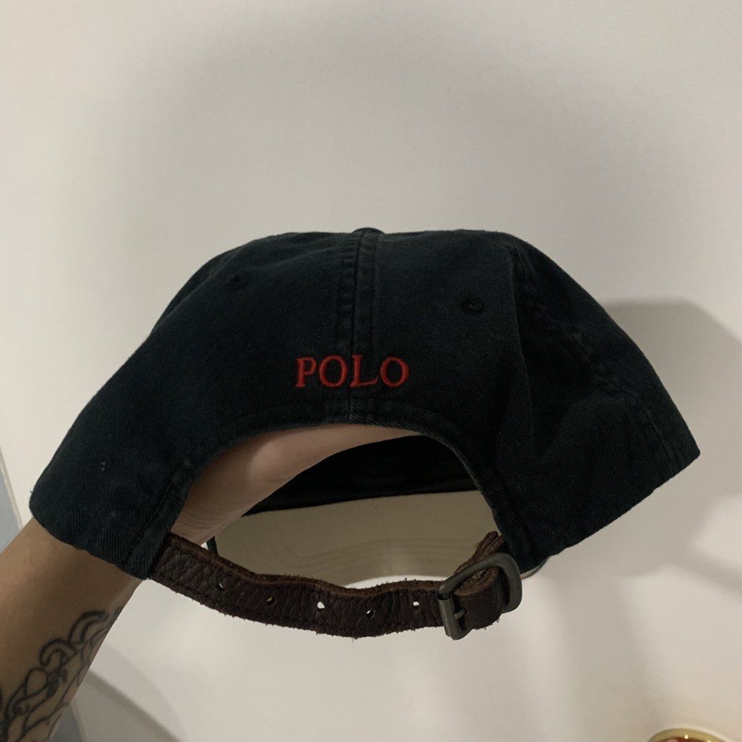 Polo Ralph Lauren Baseball Cap (Category: Caps & Hats) located in Las Pinas. Submitted by caminoallen (Listing ID 1468718112, Image 3). Description: Color: Classic black with red embroidery .