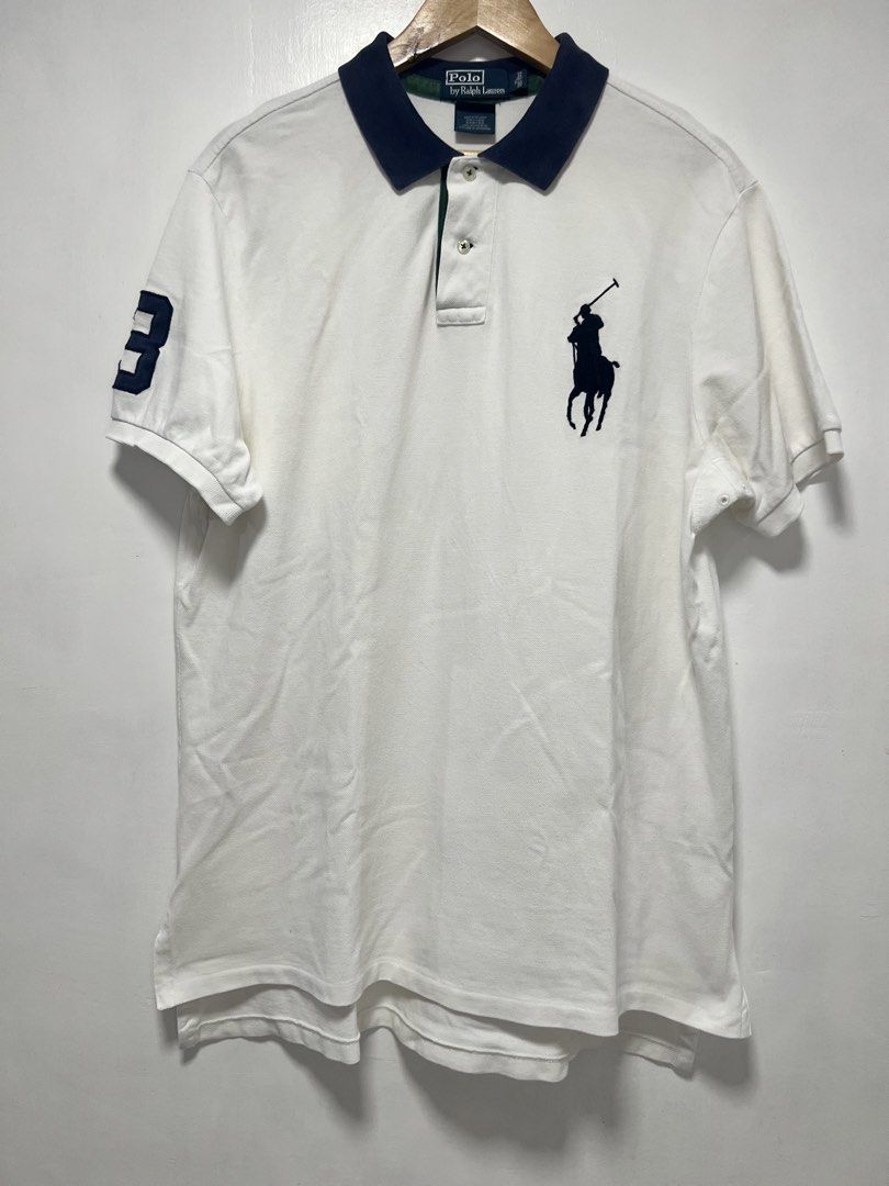 Polo Ralph Lauren big pony (Category: Formal Shirts) located in Muntinlupa City. Submitted by thriftdripbyjm (Listing ID 1468829175, Image 1). Description: Color rate: 9.5/10 Dimes: 21x( 29 Front 31back) XLon tag Sleeve: 9 Issue: minimal lints Price: 950 + sf.