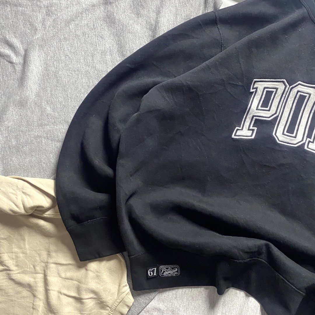 Polo Ralph Lauren Crewneck (Category: Coats, Jackets and Outerwear) located in Quezon City. Submitted by wekidds (Listing ID 1468714283, Image 2). Description: Width: 28 Inches Length: 28 Inchss.