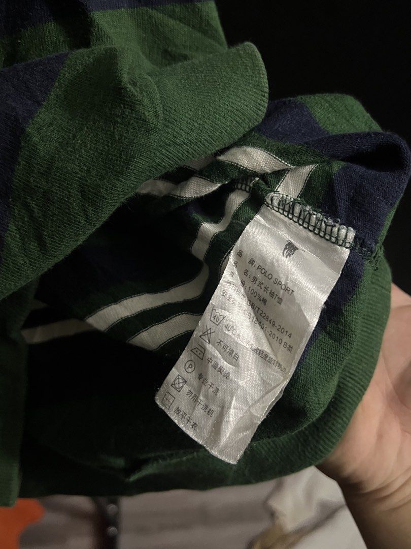 Polo sport striped quarter zip pullover sweatshirt (Category: Hoodies) located in Manila. Submitted by tripnimichael (Listing ID 1468830438, Image 3). Description: 21x28 color-9.5/10 condition-9.5/10 No issue/ Hidden issue.