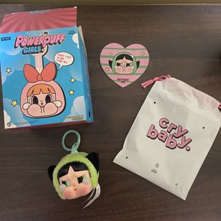 POP MART Crybaby x Powerpuff Girls Plush Keychain Buttercup, Toys ...