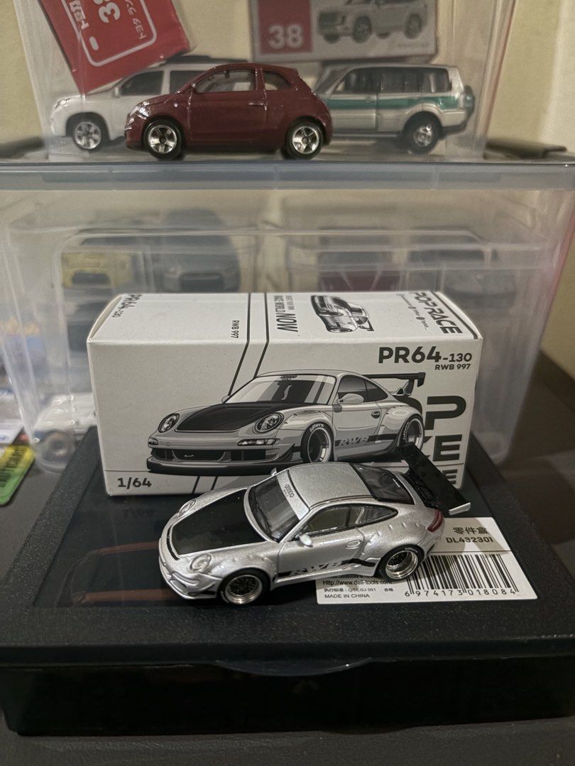 Pop Race Porsche 997 RWB (Category: Vehicle & Diecast Models) located in Manila. Submitted by stealss (Listing ID 1468840079, Image 1). Description: Modified Interior Does not roll properly Firm.