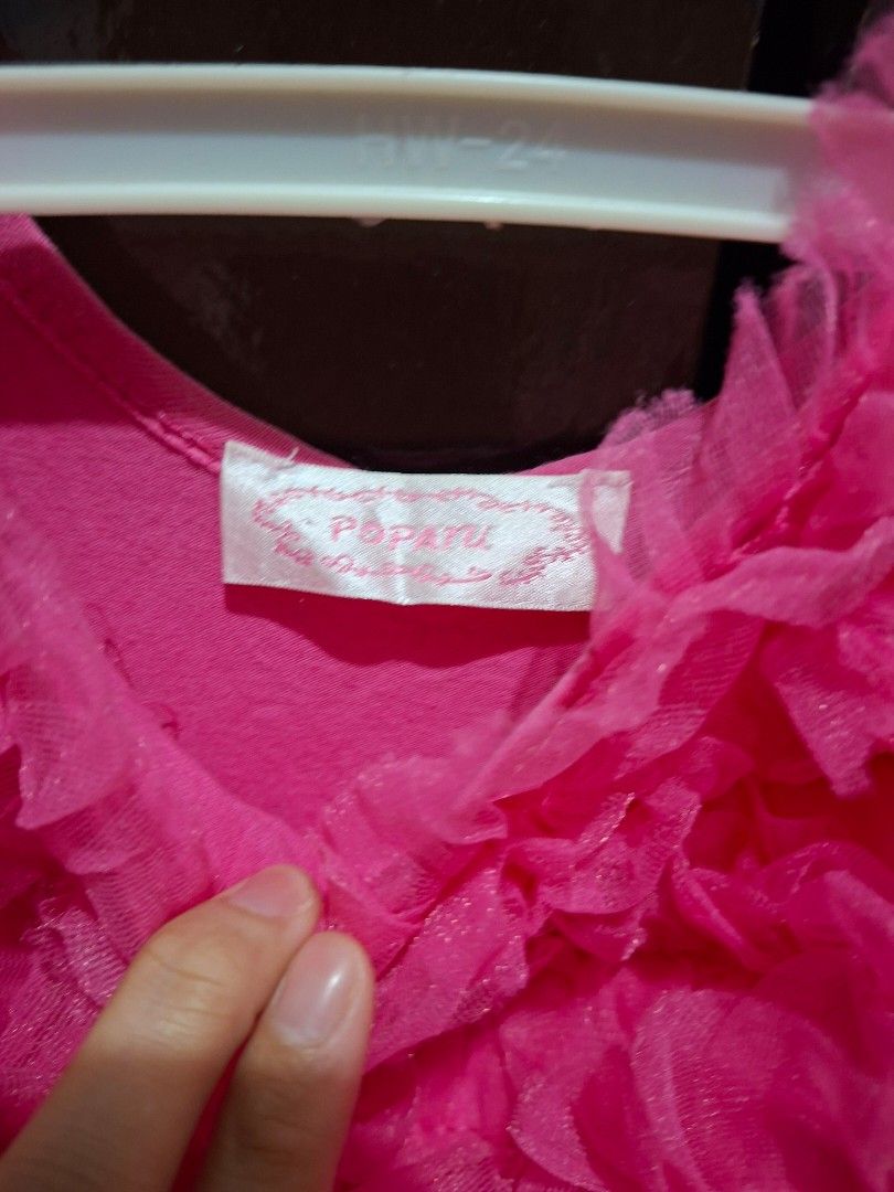 Popatu tutu dress pink (Category: Babies & Kids Fashion) located in Manila. Submitted by poochang (Listing ID 1468832038, Image 3). Description: Size: XS on tag payment method: gcash no cod delivery: j&t or lalamove same day deliver as long as metro manila..