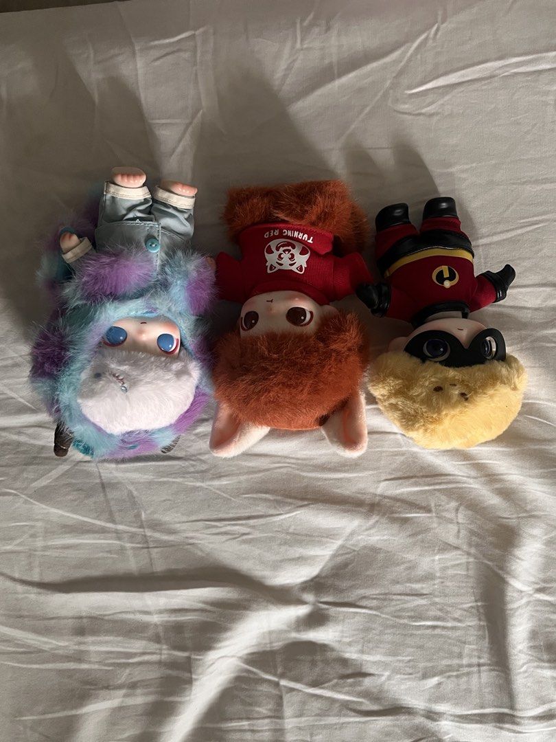 Popmart for sale (Category: Designer & Blind Box Toys) located in Antipolo. Submitted by itsme_ghelsonn (Listing ID 1468750491, Image 2). Description: Hirono x Harry Potter sealed 8k Dimoo x pixar complete inclusion Sally 1k Red panda 800 Dash 800.