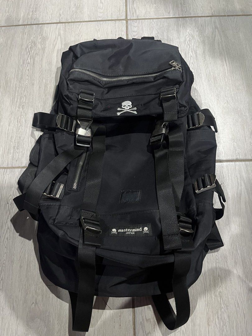Porter x Mastermind Japan Backpack with Laptop Compartment /Black (Category: Backpacks) located in Camalaniugan. Submitted by anarchymonopoly052128 (Listing ID 1468921105, Image 1). Description: Width: 13 Inches Length:19 Inches (Adjustable ) Depth: 6.5 Inches .