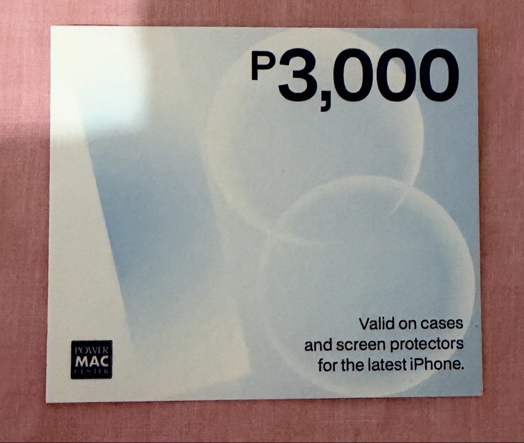 Power Mac Center Voucher (Category: Vouchers) located in Muntinlupa City. Submitted by robertfronda (Listing ID 1468832201, Image 1). Description: Power Mac Center Voucher.