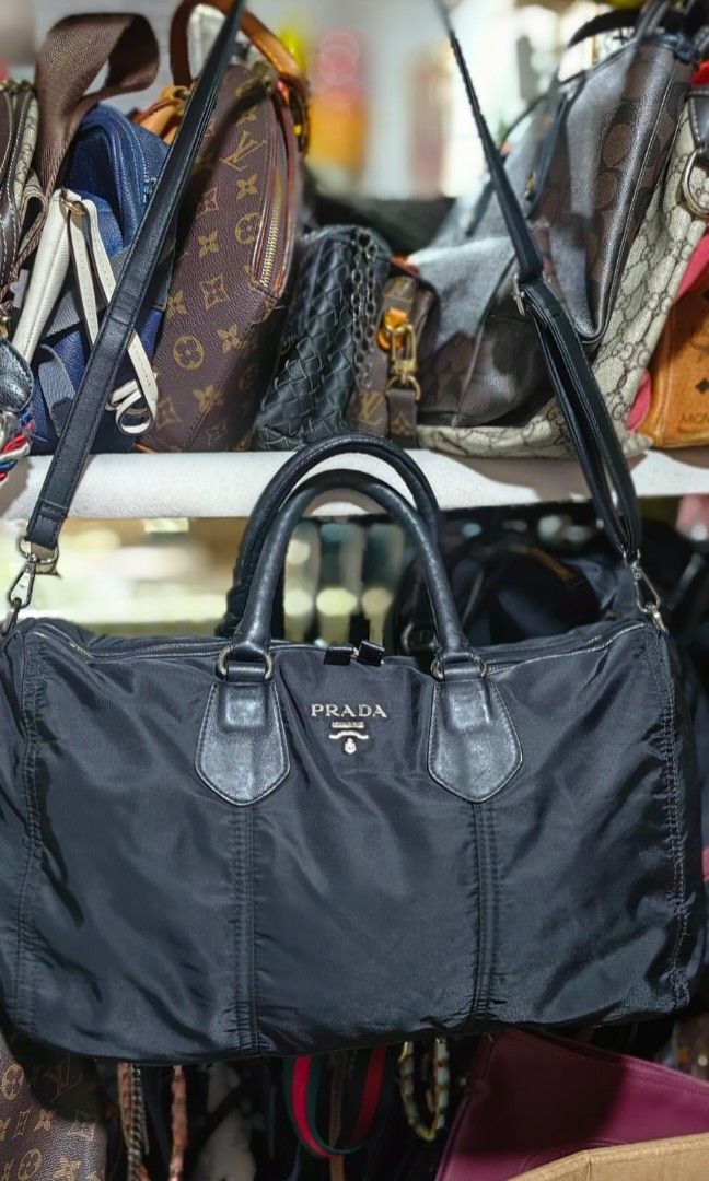 Prada 2way nylon (Category: Shoulder Bags) located in Bacolod City. Submitted by darriebags88 (Listing ID 1468775471, Image 1). Description: 45cm provided strap no rubs no flaw no white tag plain underzip.