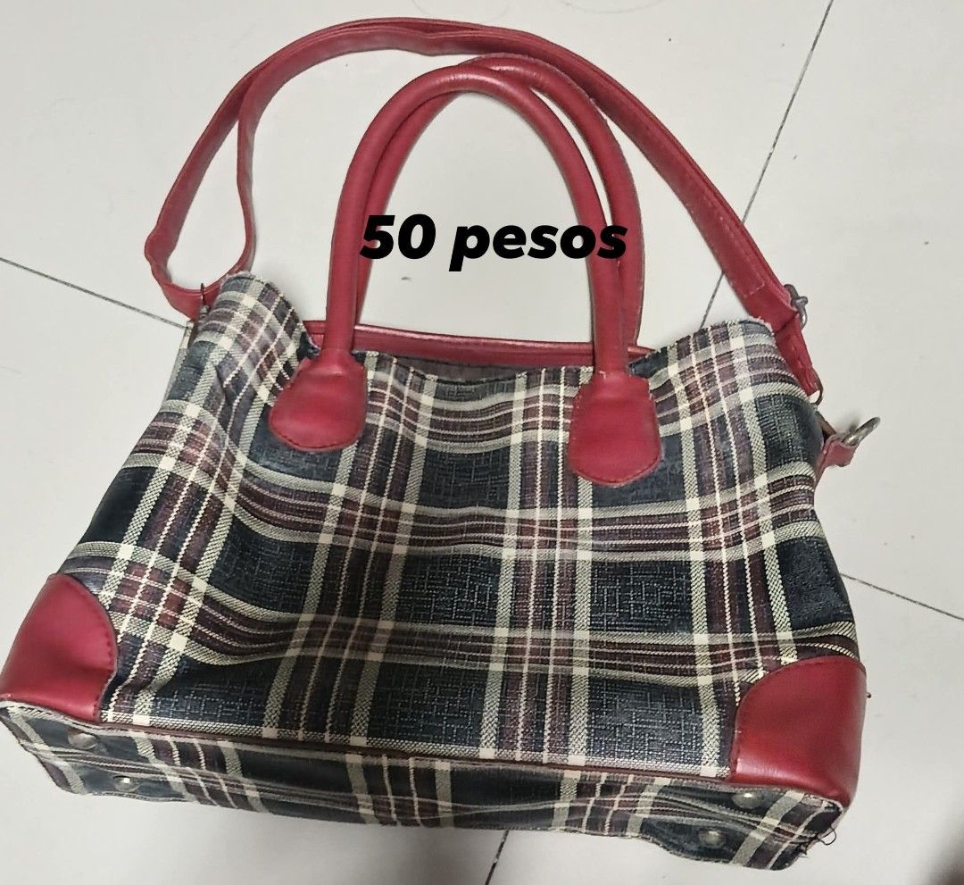 Pre-loved Bags Assorted (Category: Shoulder Bags) located in Antipolo. Submitted by jocyong22 (Listing ID 1468770301, Image 2). Description: - Pre-loved bags available (totes, handbags, clear polka dot bag, turquoise backpack) - Affordable prices ranging from ₱50 to ₱250 - Individual prices and measurements clearly marked on the photos - Location: Masinag, Lower Antipolo - Kindly message us first to check the availability of your chosen piece.