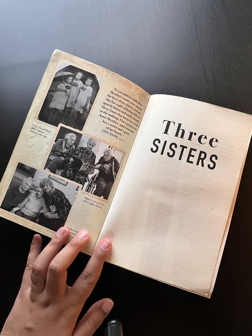 Preloved Book: Three Sisters by Heather Morris (Paperback) (Category: Storybooks) located in Quezon City. Submitted by bee.finds (Listing ID 1468804940, Image 2). Description: Selling a preloved paperback copy of Three Sisters by Heather Morris! Written by the author of the global bestseller The Tattooist of Auschwitz, this is a powerful historical fiction novel based on a true story of survival, hope, and sisterhood during the Holocaust. Title: 
