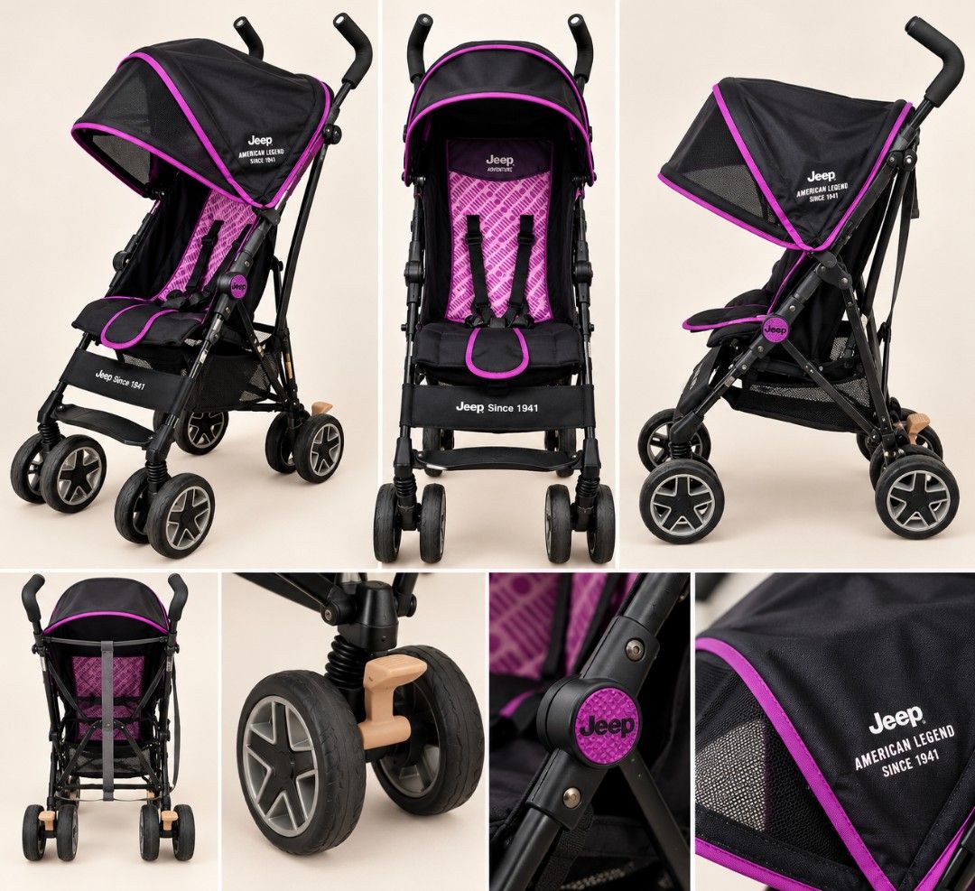 Preloved Jeep Umbrella Type Stroller (Category: Strollers) located in Pasig City. Submitted by msdealsstyles (Listing ID 1468720268, Image 1). Description: Preloved Umbrella Type Stroller.