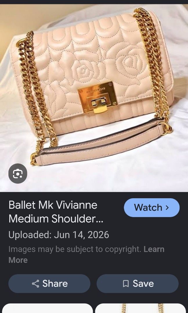 Pre-loved MK chain sling medium size (Category: Luxury Bags & Wallets) located in Pasay City. Submitted by khim1202ma07307 (Listing ID 1468791159, Image 3). Description: .