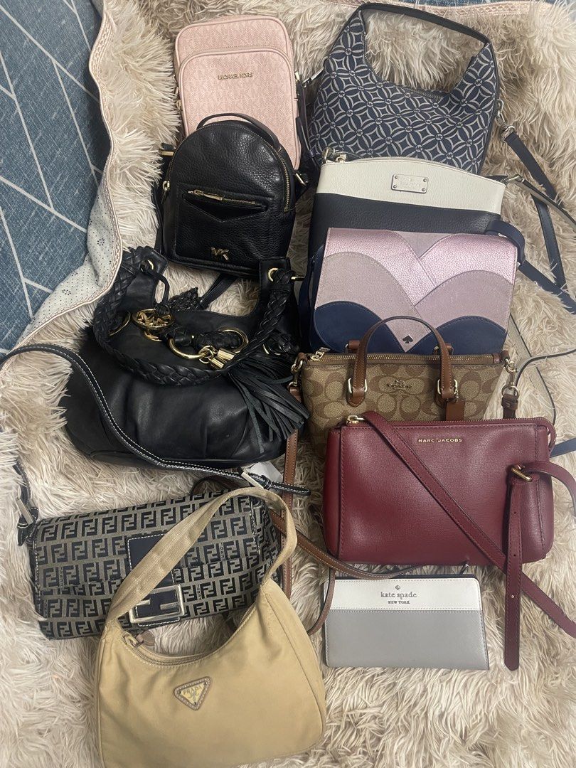 Price starts at 1k (Category: Luxury Bags & Wallets) located in Quezon City. Submitted by kaikaiprelovedshop (Listing ID 1468712744, Image 1). Description: Selling all my prelived bags! all are guaranteed original except prada and fendi! 💯💯💯.