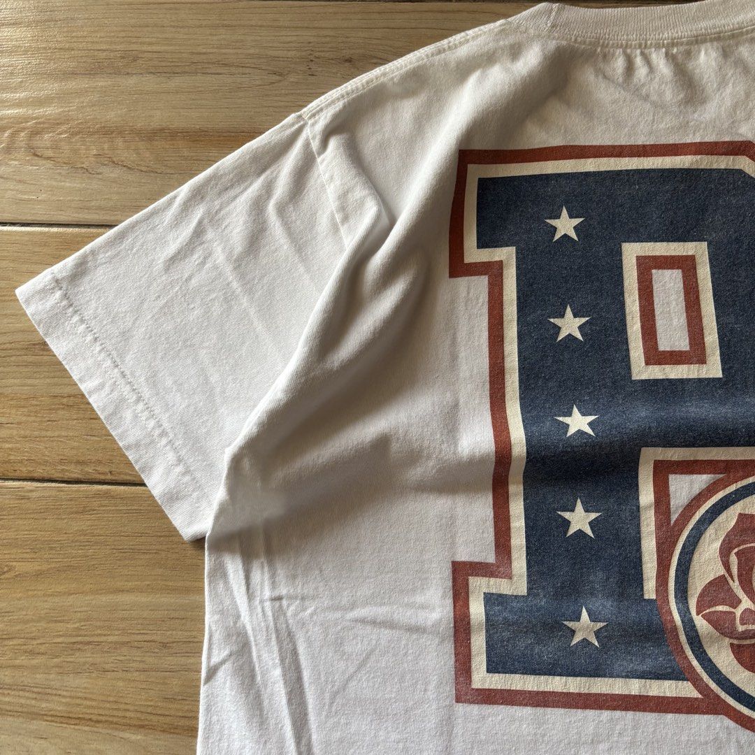 primitive rose white graphic cotton tee (Category: Tshirts & Polo Shirts ) located in Calamba. Submitted by wearlikenobody (Listing ID 1468744188, Image 2). Description: Length: 28” Width: 18” Condition: 10/10 Issue: None Size: M .