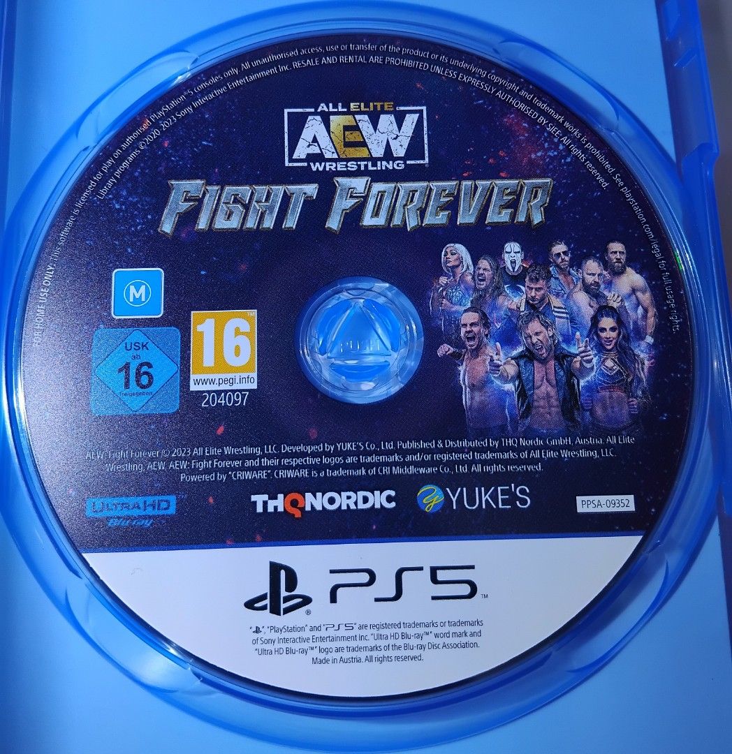 PS5 AEW & PS4 NbA 2k22 GAMES (Category: PlayStation) located in Quezon City. Submitted by playingstation4four (Listing ID 1468800899, Image 3). Description: PS5 AEW All Elite Wrestling - 1,500 PS4 NVA 2K22 - 600 bundle 1,800 for alll - Smooth cd games,makikinis, goodworking for sale only , Meet up or Pick up sa place ko Quezon city, REPUBLIC AVENUE.