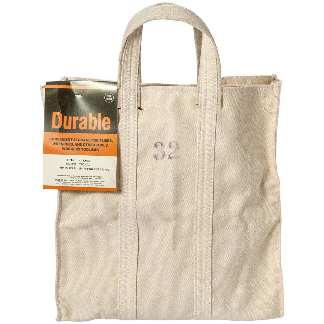 Pueb Co Canvas Tote Small Off White (Category: Luxury Bags & Wallets) located in Quezon City. Submitted by jswinton (Listing ID 1468729882, Image 1). Description: W: 12.5” L:14” D: 4” Handle Drop: 4.25” Handle width: 1.25” Original price: P4,980.