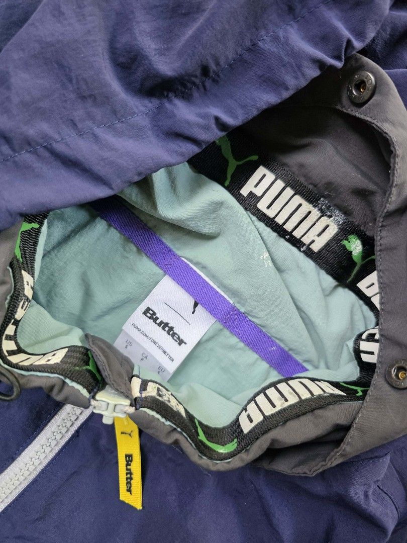 PUMA X BUTTERGOODS (Category: Coats, Jackets and Outerwear) located in Cavite. Submitted by likklebwoi (Listing ID 1468921256, Image 3). Description: PUMA X BUTTERGOODS ANORAK WINDBREAKER SIZE SMALL ON TAG FITS L-XL BOXY ALMOST NEW NO MAJOR ISSUES.