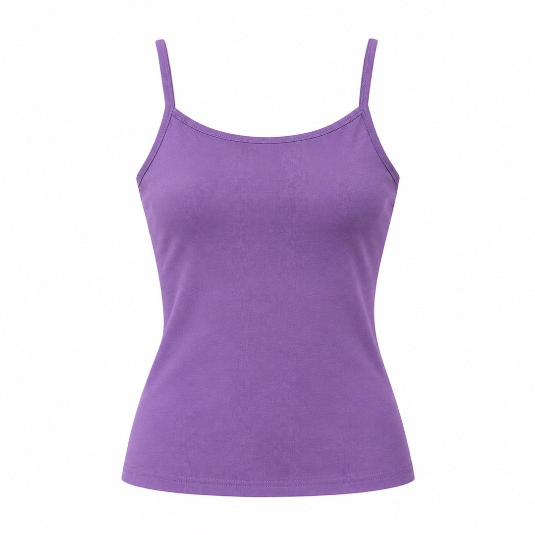 Purple Cami Tank Top Spaghetti Strap Basic (Category: Sleeveless) located in San Ildefonso. Submitted by rgdeclutters (Listing ID 1468747875, Image 1). Description: .