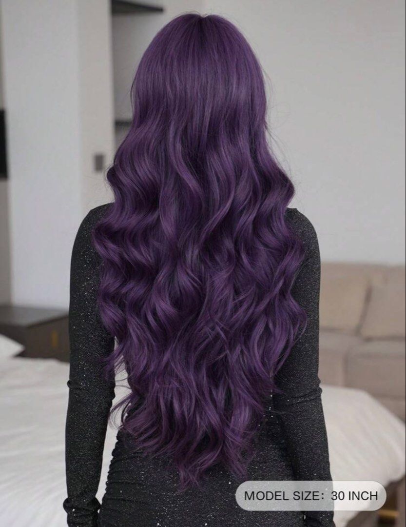 Purple wigs (Category: Hair Accessories) located in Quezon City. Submitted by ava_ghail (Listing ID 1468752694, Image 3). Description: Realistic wigs .