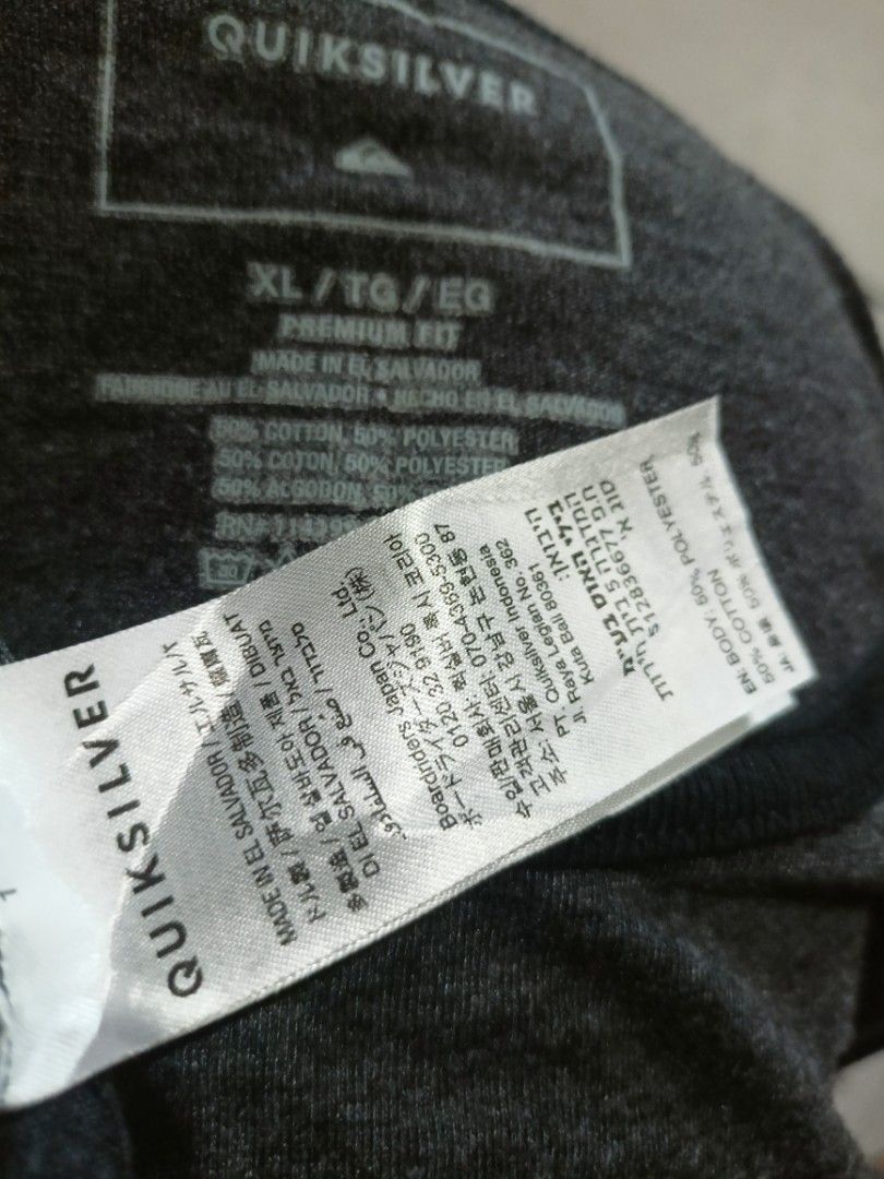 Quiksilver - XL size (Category: Activewear) located in Digos. Submitted by nitsk198719470 (Listing ID 1468770525, Image 3). Description: Quiksilver XL size.