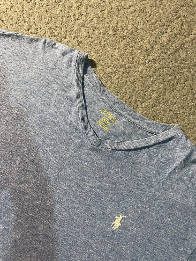 RALPH LAUREN (Category: Formal Shirts) located in Tandag. Submitted by vncntmrcllns (Listing ID 1468718065, Image 2). Description: RALPH LAUREN VNECK Width: 22.5 Length: 26 -Excellent Condition -Already wash -Color rate 10/10 All details are visible in the picture Please check each photo .