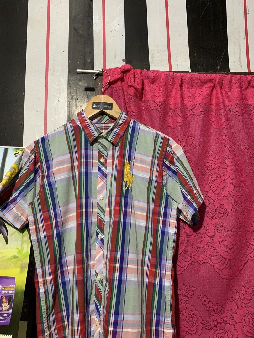 Ralph Lauren Button Down Short-Sleeve (Category: Tshirts & Polo Shirts ) located in Iligan City. Submitted by kierrehv (Listing ID 1468870124, Image 3). Description: Ralph Lauren Button Down Short-Sleeve Big Pony 9.6/10 cr 19.5x25 No issues.