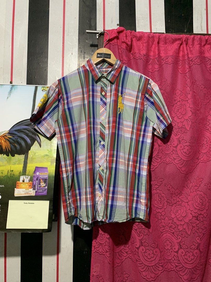 Ralph Lauren Button Down Short-Sleeve (Category: Tshirts & Polo Shirts ) located in Iligan City. Submitted by kierrehv (Listing ID 1468870124, Image 2). Description: Ralph Lauren Button Down Short-Sleeve Big Pony 9.6/10 cr 19.5x25 No issues.