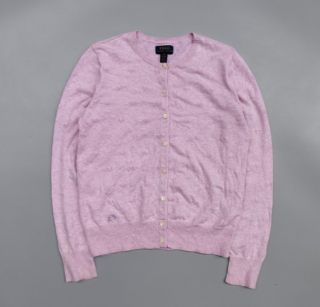 Ralph Lauren button-up (authentic) (Category: Other Bottoms) located in Baguio. Submitted by archival_thrifted.ph. (Listing ID 1468787137, Image 3). Description: FOR SALE‼️ .RALPH LAUREN BUTTON-UP SWEATER . EXCELLENT CONDITION .MINIMAL STAIN BARELY VISIBLE KINDLY CHECK LAST PHOTO .LARGE ON TAG (12-14) .PHP 1280 PLUS SF .❌❌ COP/COD .MOP GCASH . COURIER J&T .BAGUIO AREA .DM FOR SURE BUYER TY.