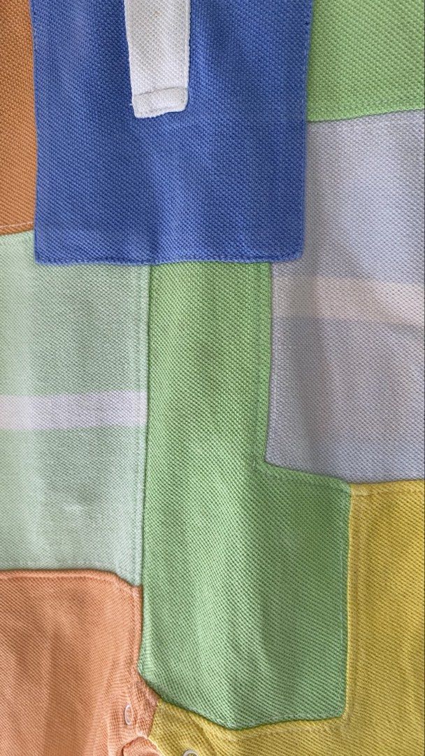 ralph lauren patchwork romper (Category: Babies & Kids Fashion) located in Manila. Submitted by louiesalvador (Listing ID 1468716725, Image 3). Description: • brand: ralph lauren • vibrant multicoloured patchwork design • classic polo collar, short sleeves, and front button placket • soft and breathable cotton knit fabric for ultimate comfort •convenient bottom snap buttons for quick and easy diaper changes • features the signature embroidered po