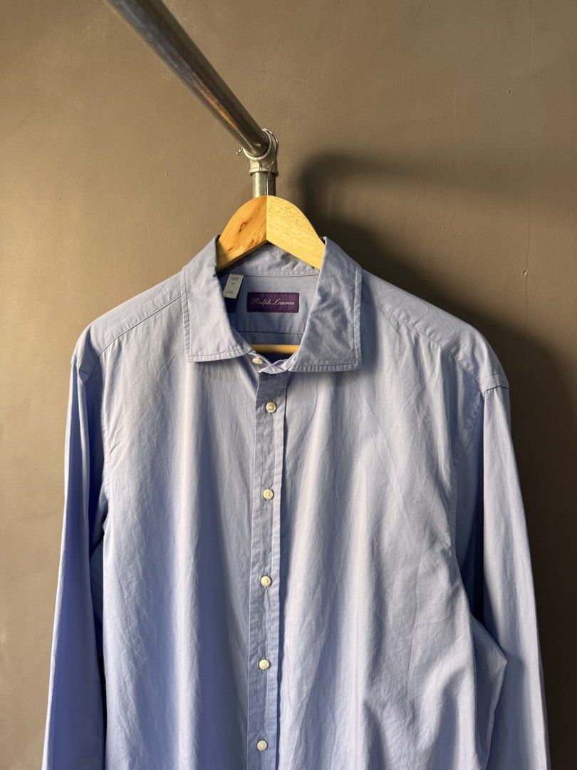 Ralph lauren Purple Label - Button up L/s (Category: Activewear) located in Cabuyao City. Submitted by _streetflavor (Listing ID 1468782425, Image 2). Description: Ralph lauren Purple Label - Button up L/s Excelleny Size. 17 on tag fits XL-XXL Length: 31/32 Width: 24 -2,500 pesos Dm.