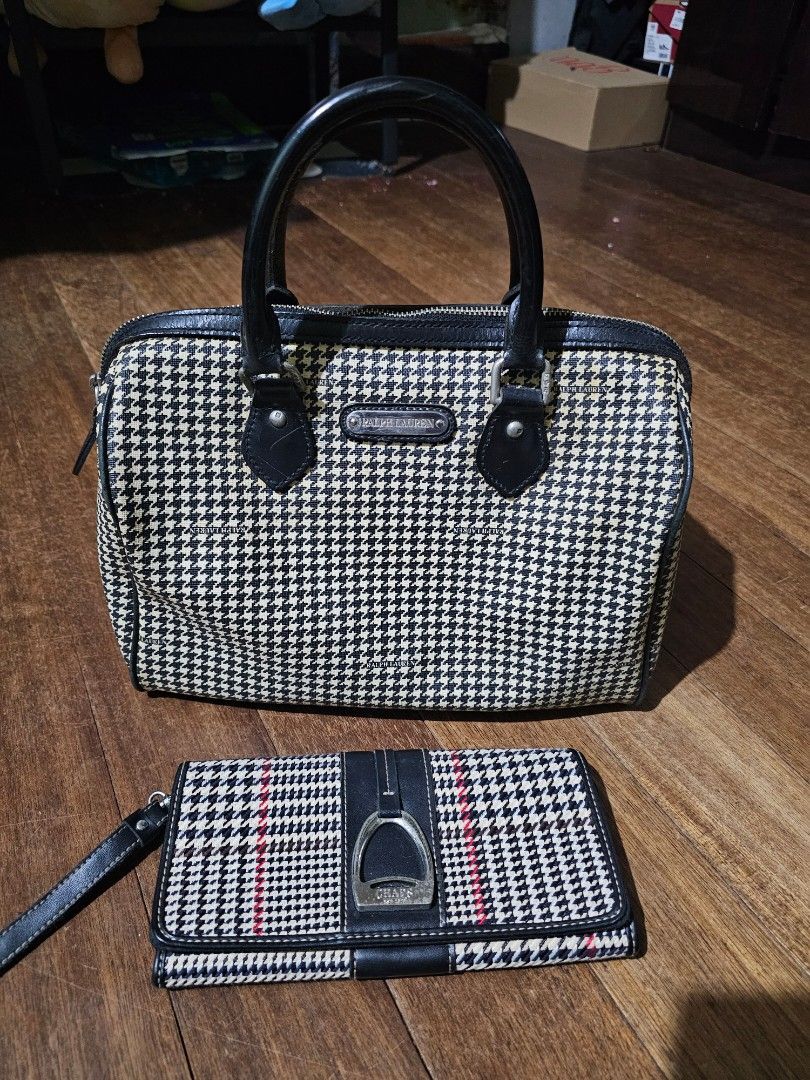 Ralph lauren rl doctors bag and wallet (Category: Clutches) located in Manila. Submitted by onlinesmartshopping12 (Listing ID 1468882512, Image 1). Description: no issue except no sling only handbag.
