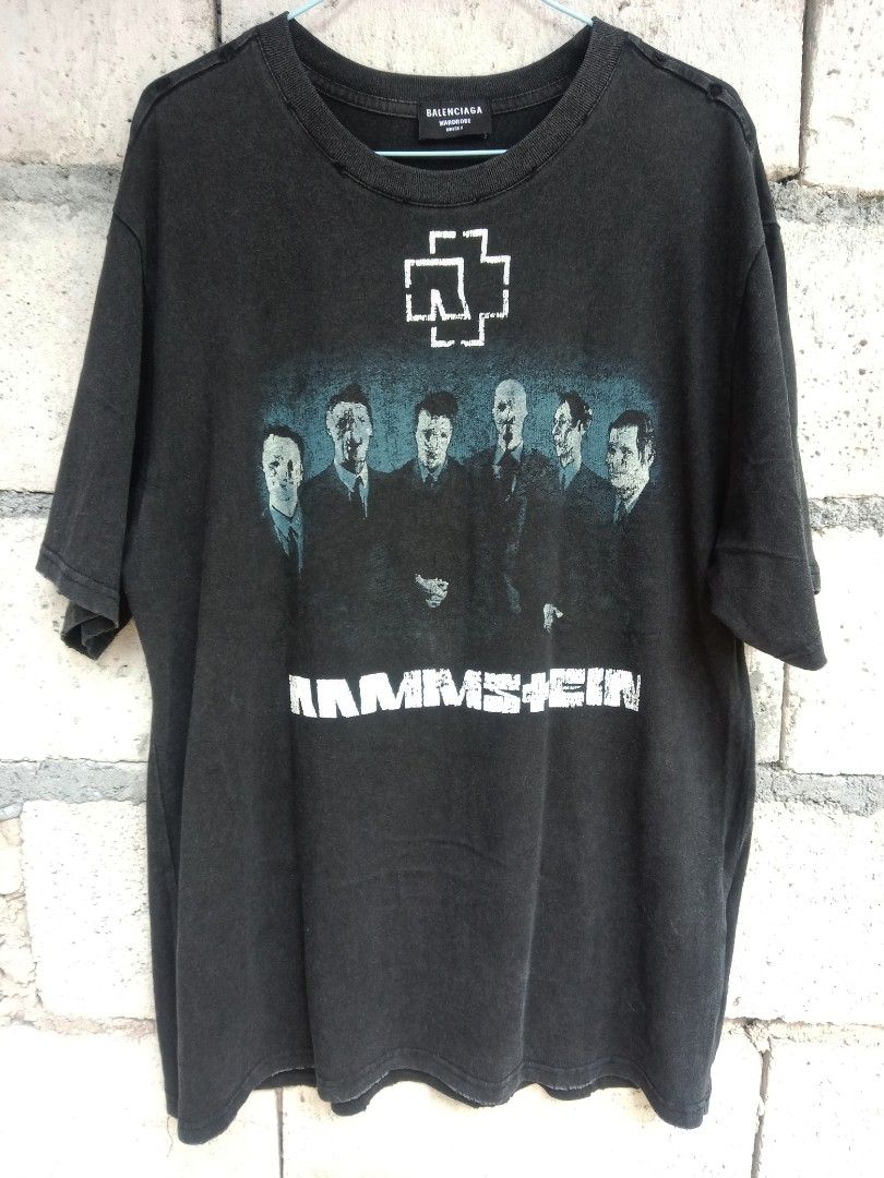 Rammstien x Balen (Category: Tshirts & Polo Shirts ) located in Dumaguete. Submitted by pete_villalon (Listing ID 1468748400, Image 1). Description: 23/30 dimes distressed no issue.