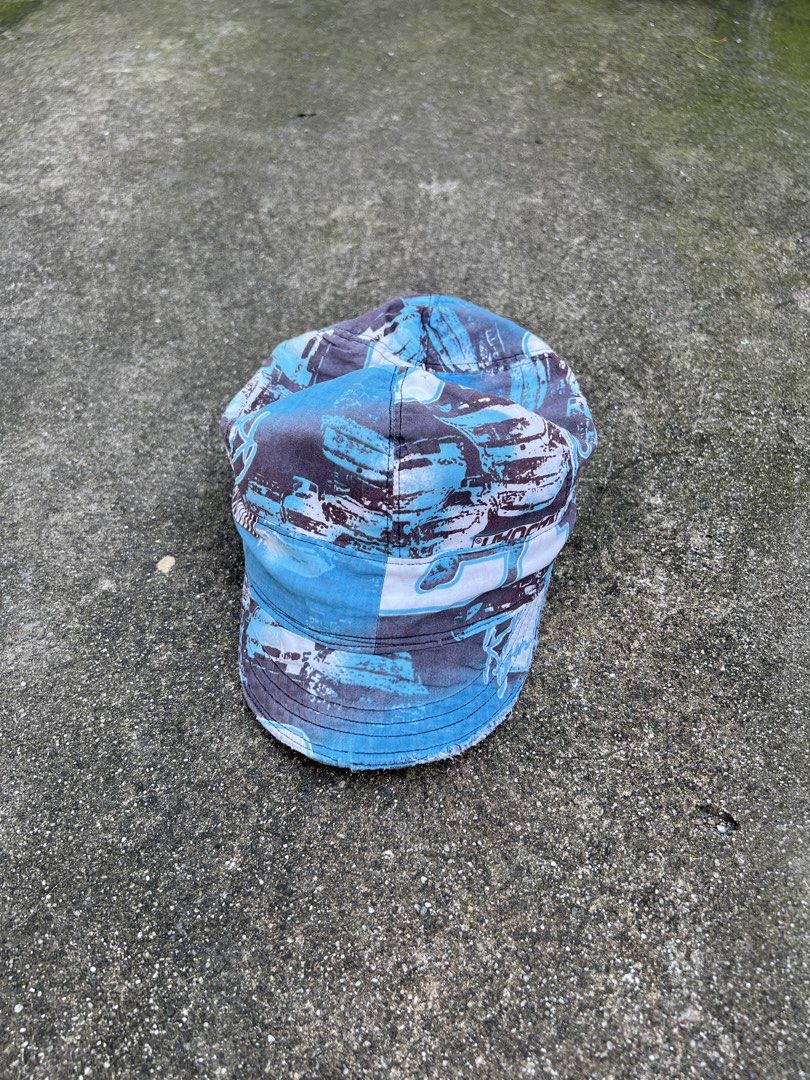 RANDOM NASCAR PATCHWORK HAT (Category: Caps & Hats) located in Caloocan City. Submitted by gothrifted (Listing ID 1468815226, Image 1). Description: RANDOM NASCAR PATCHWORK HAT - thrifted - fair condition - reversible *color may vary due to lighting .