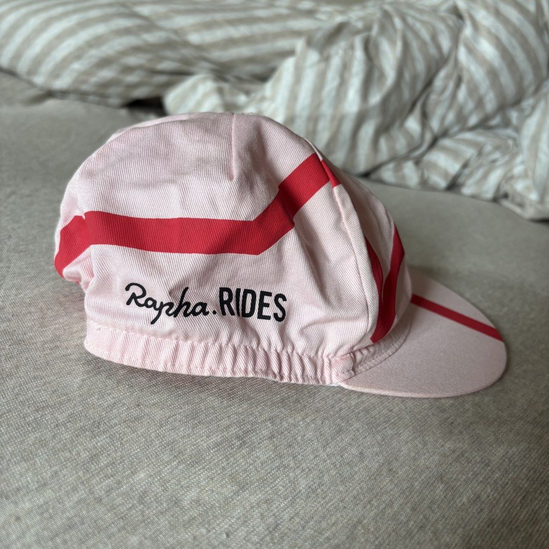 Rapha Sydney Cycling Cap - Pink Red (Category: Other Sports Equipment and Supplies) located in Paranaque City. Submitted by ngpa__ (Listing ID 1468762830, Image 2). Description: 💗 Rapha cycling cap in a pink and red design featuring Sydney and Rapha.RIDES logos. Details: * Condition: 9.5/10 - like new * Includes: Cycling cap only 📍 Location: Parañaque / Metro Manila 🚚 Shipping available at buyer’s expense Message me if interested! .